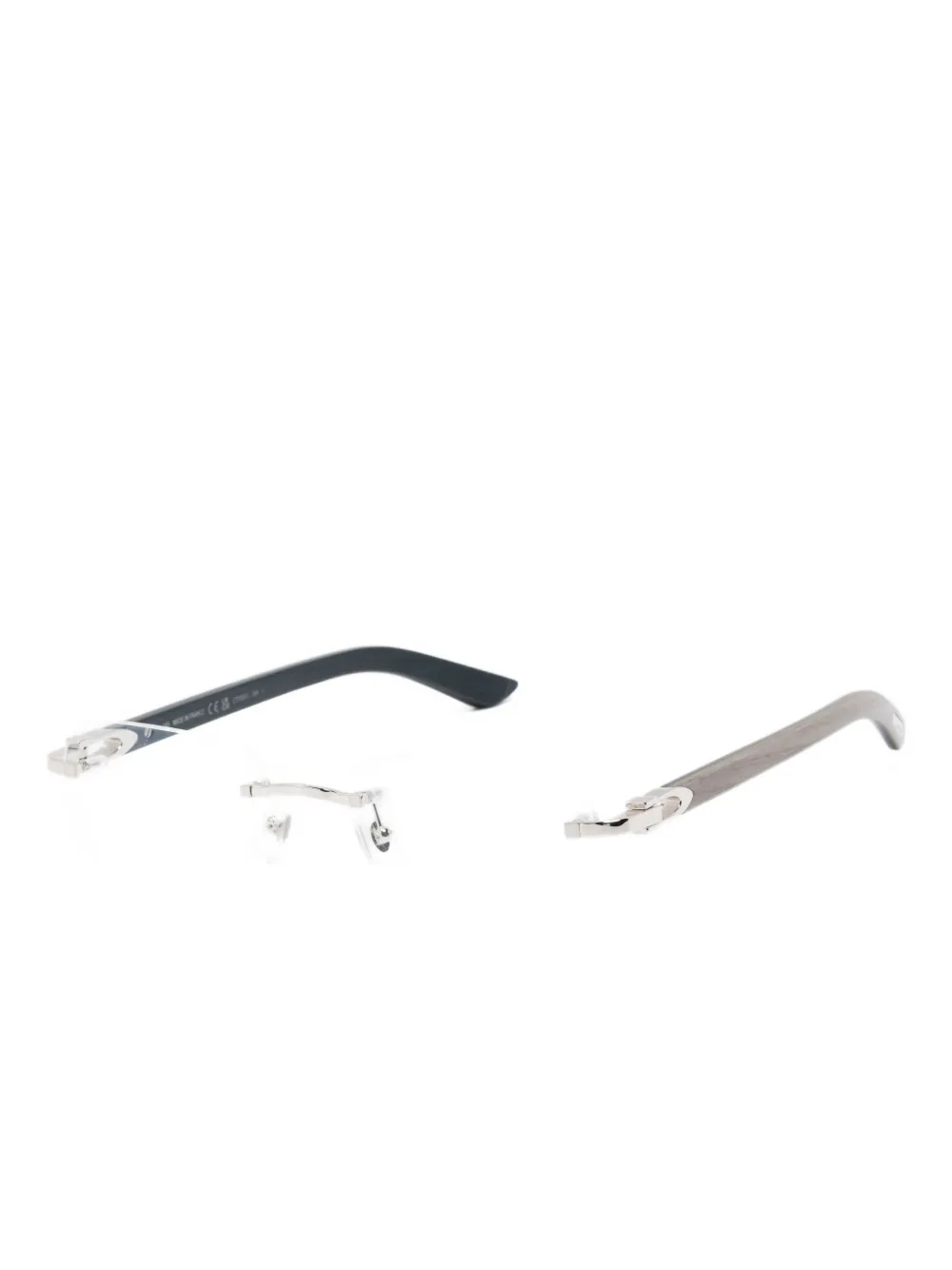 Cartier Eyewear lunettes de vue à monture ovale | Homme | Image 2