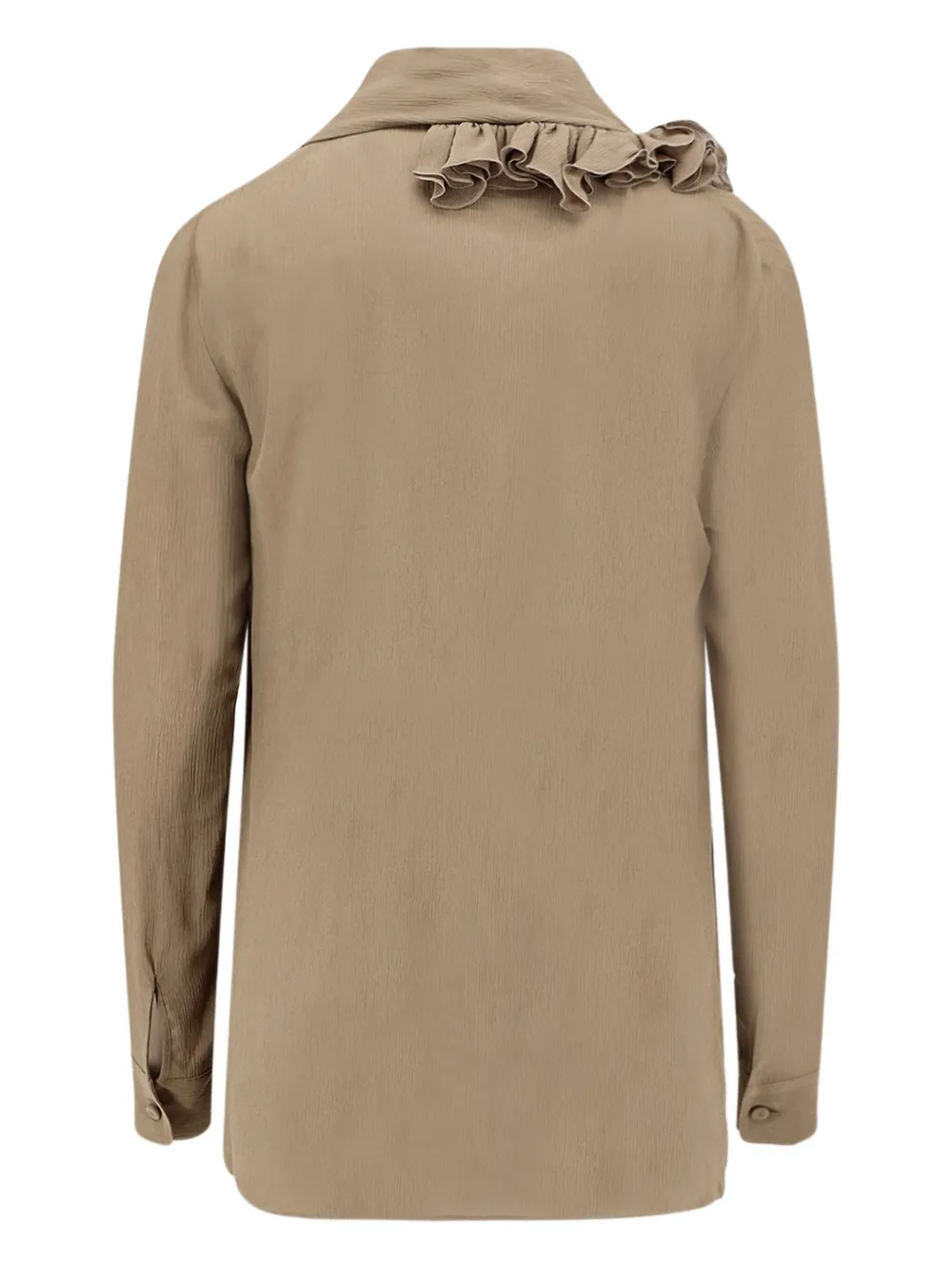 Alberta Ferretti ruffled shirt - Beige