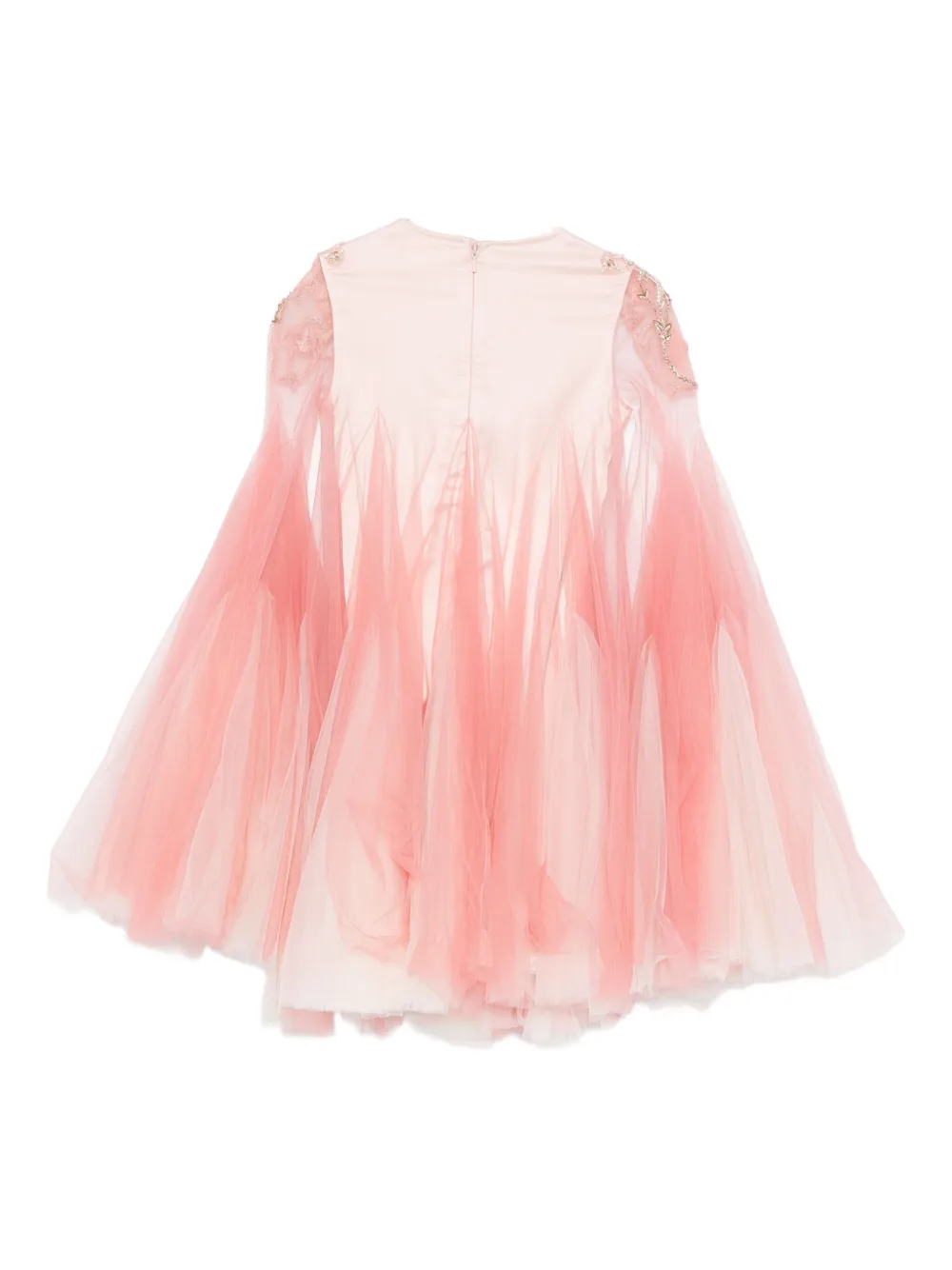 MAISON AVA Jurk verfraaid met kristallen Roze