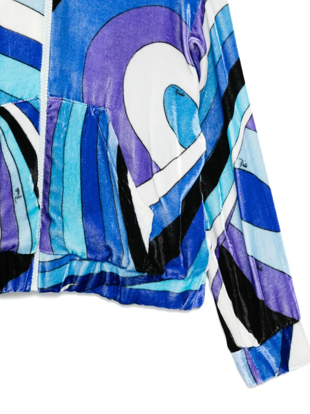 PUCCI Junior Hoodie met capuchon Blauw