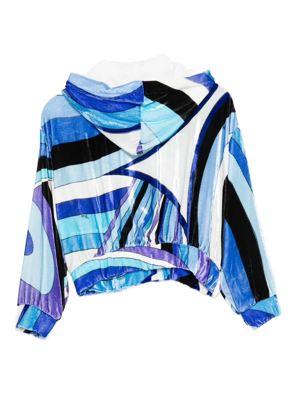 PUCCI Junior hooded wave-pattern hoodie | Girls Hoodies & Sweatshirts | Image 2