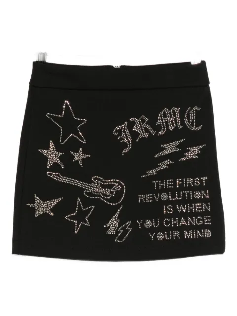 John Richmond Junior logo-embellished skirt