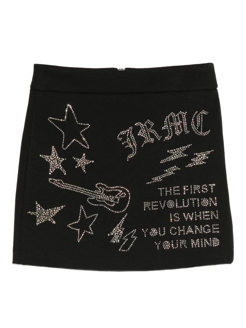 John Richmond Junior logo-embellished skirt - Nero