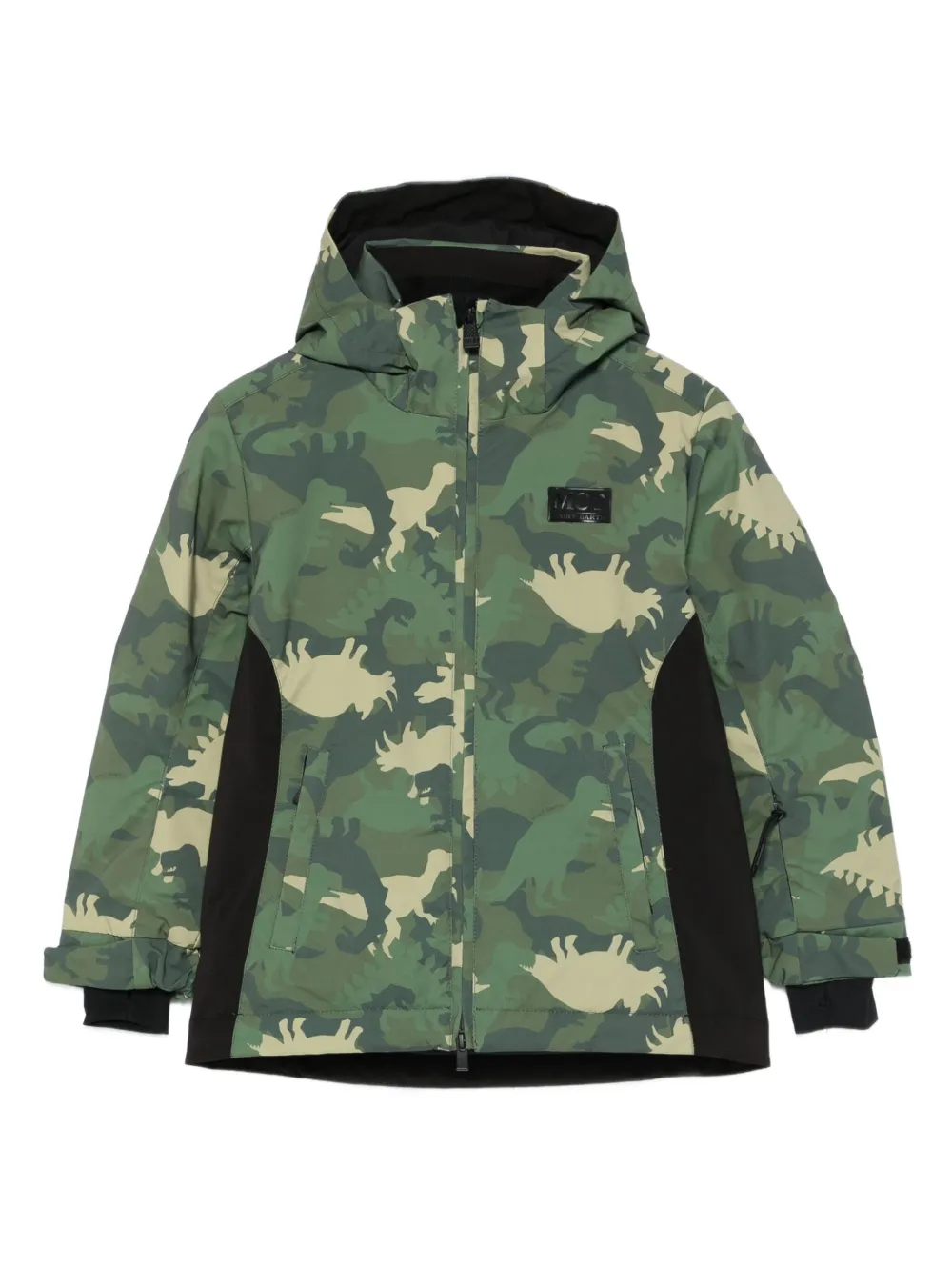 MC2 Saint Barth Kids camouflage-pattern hooded jacket | Green | Image 1