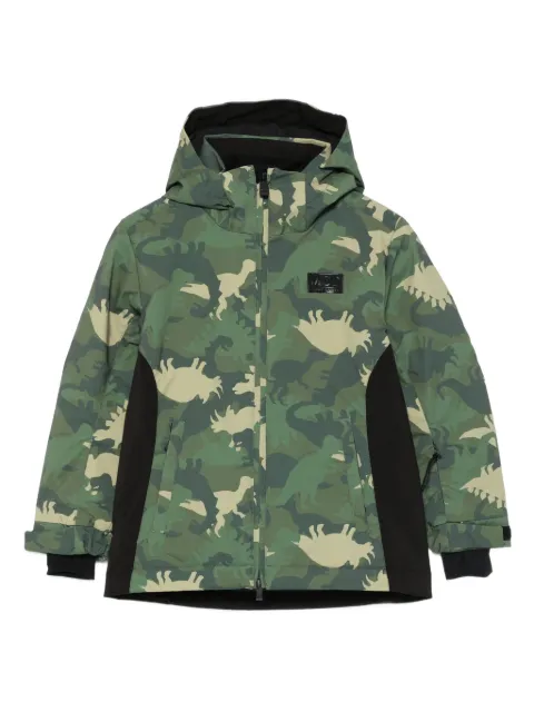 MC2 Saint Barth Kids camouflage-pattern hooded jacket