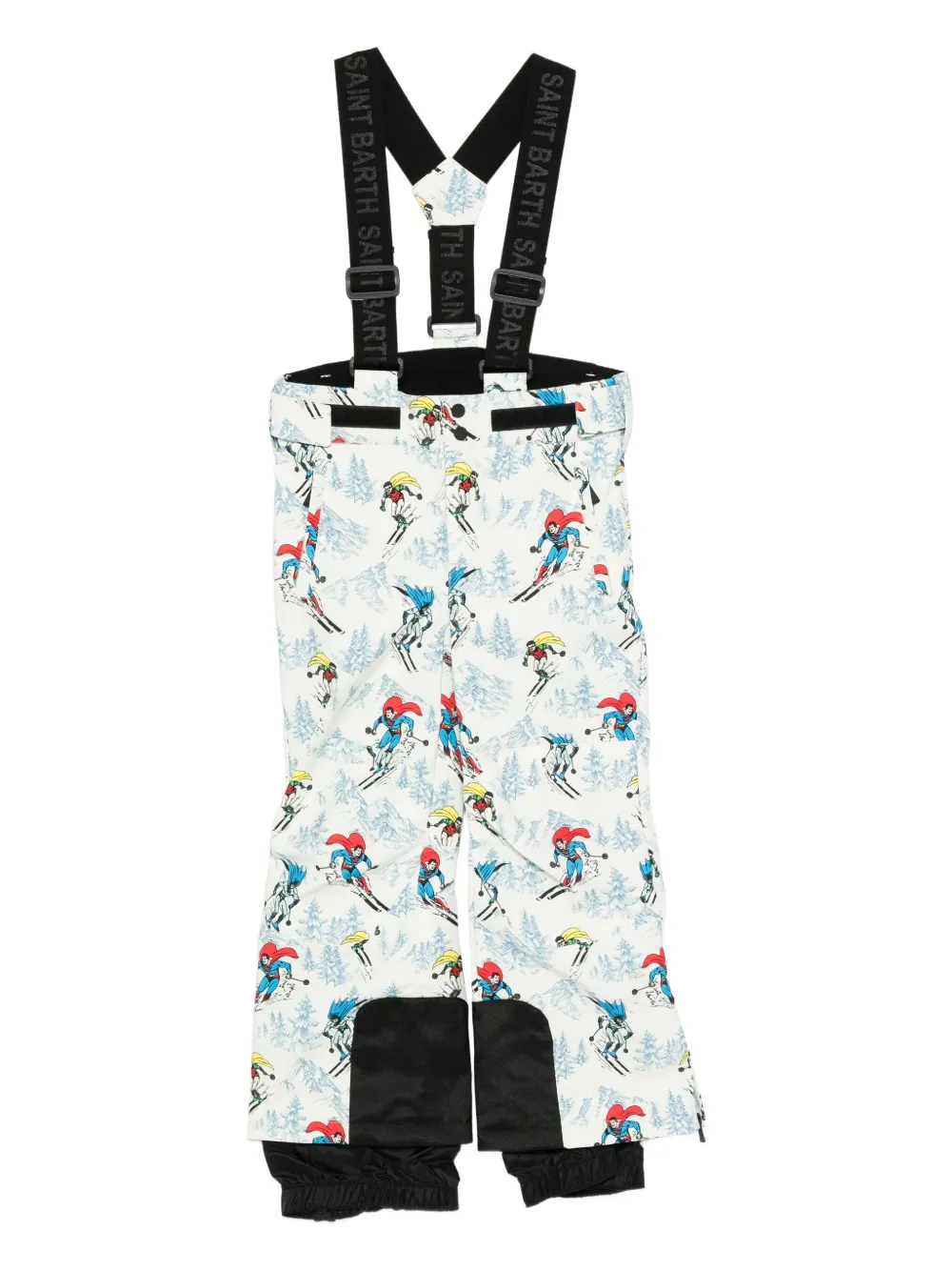 Mc2 Saint Barth Kids' X Dc Graphic-print Dungarees In Multi