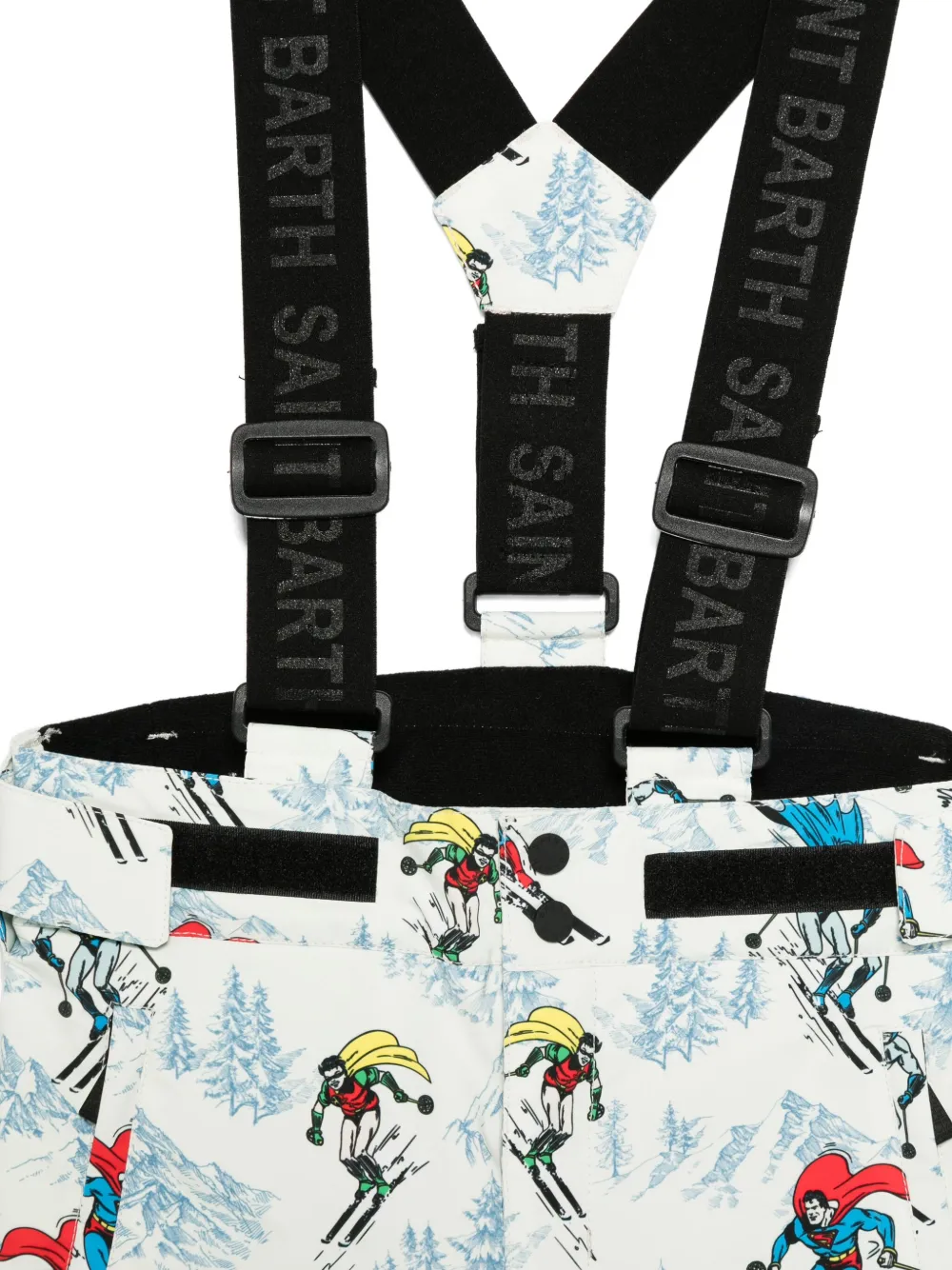 Mc2 Saint Barth X Dc Graphic-print Dungarees In Multi