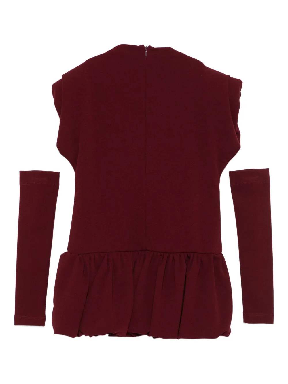 Miss Grant Kids Jurk met ruches Rood