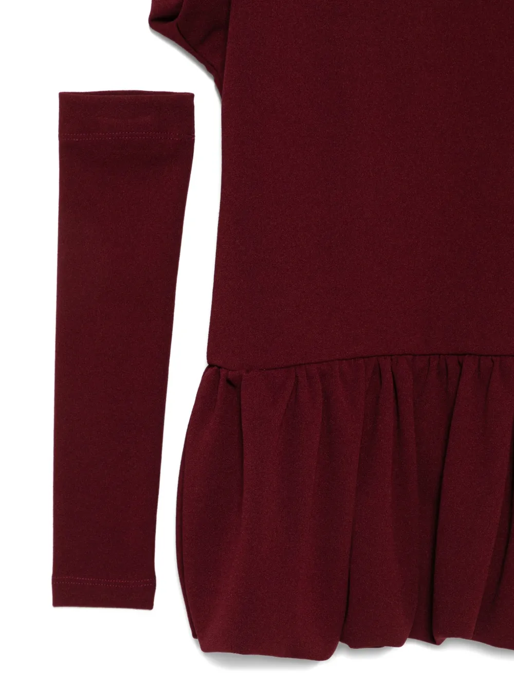 Miss Grant Kids Jurk met ruches Rood