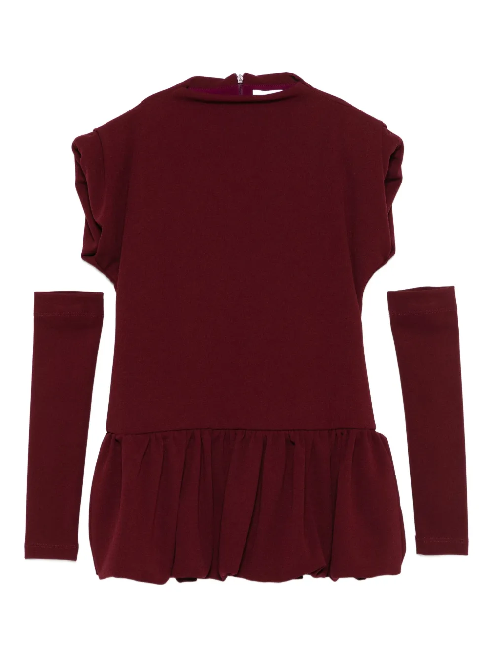 Miss Grant Kids ラッフル ワンピース - レッド