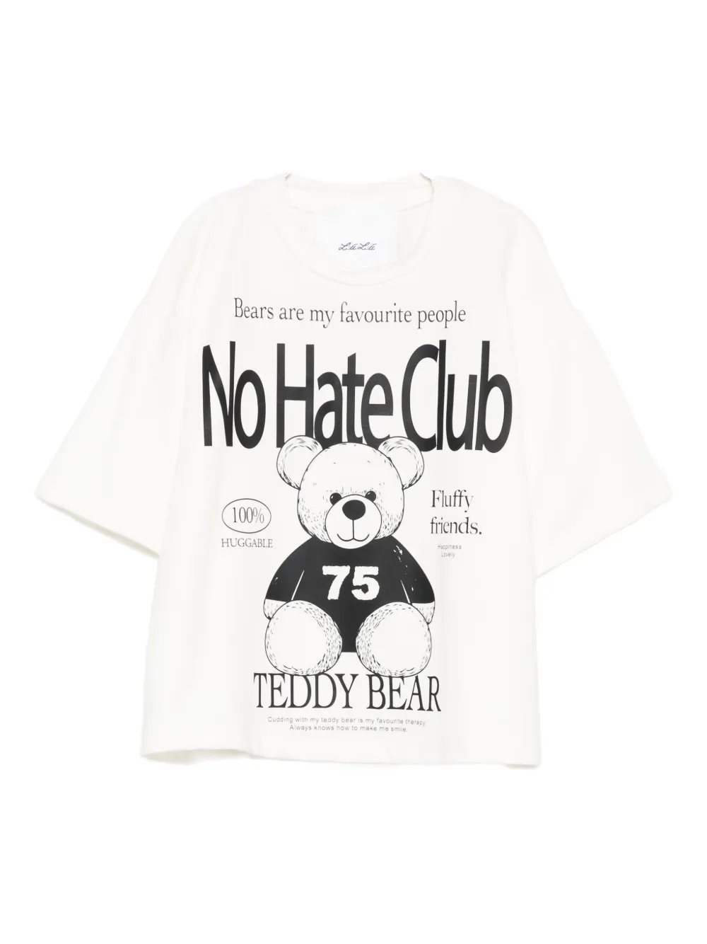 Miss Grant Kids bear-print T-shirt | White | Image 1