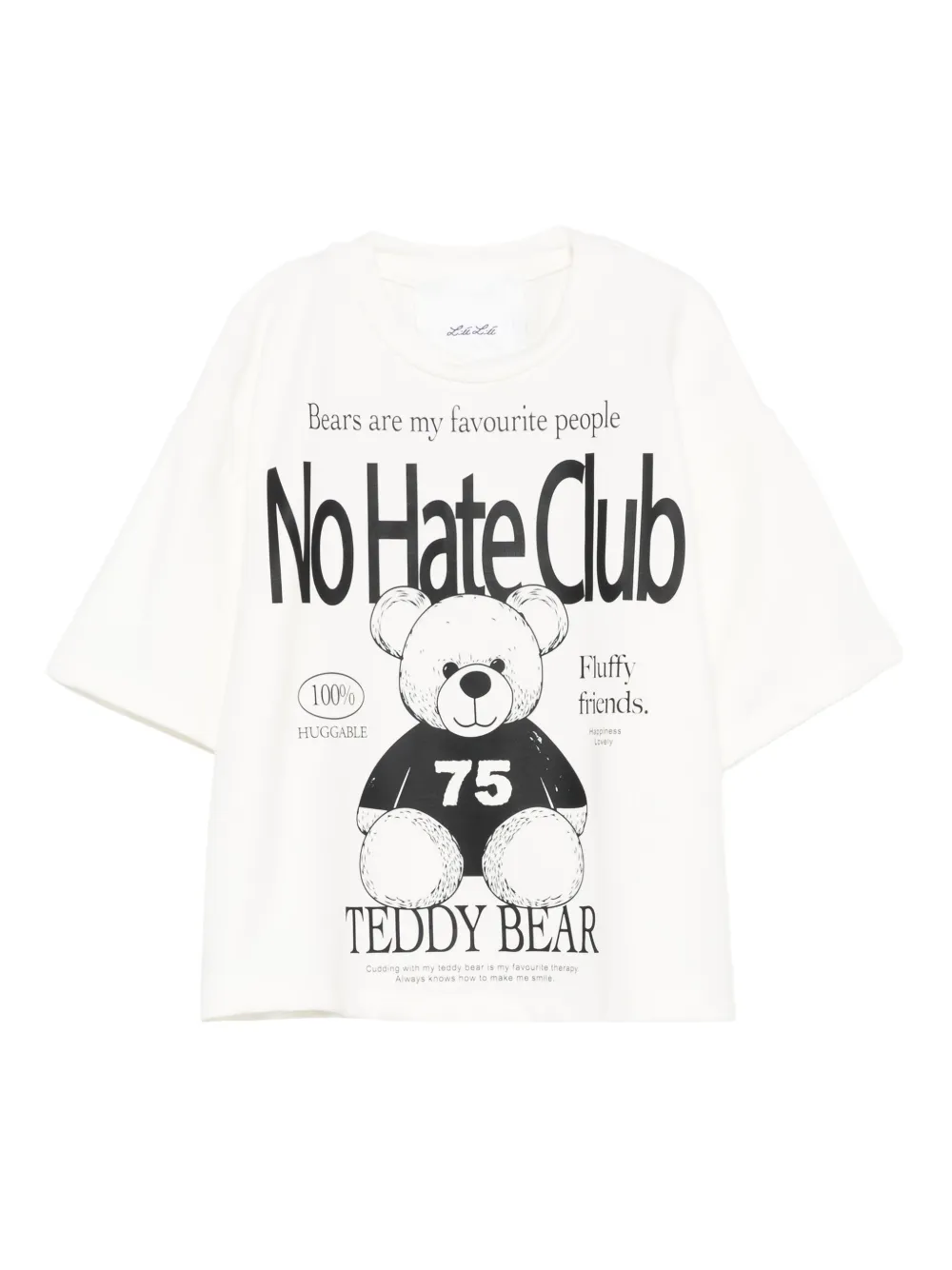 Miss Grant Kids テディベア Tシャツ - ホワイト Miss Grant Kids テディベア Tシャツ - ホワイト