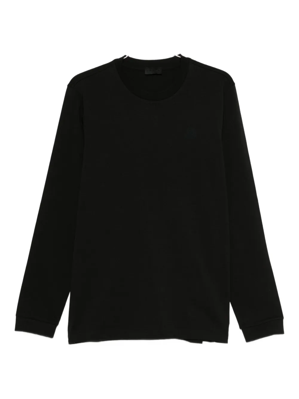 Moncler Long-sleeved T-shirt In Black