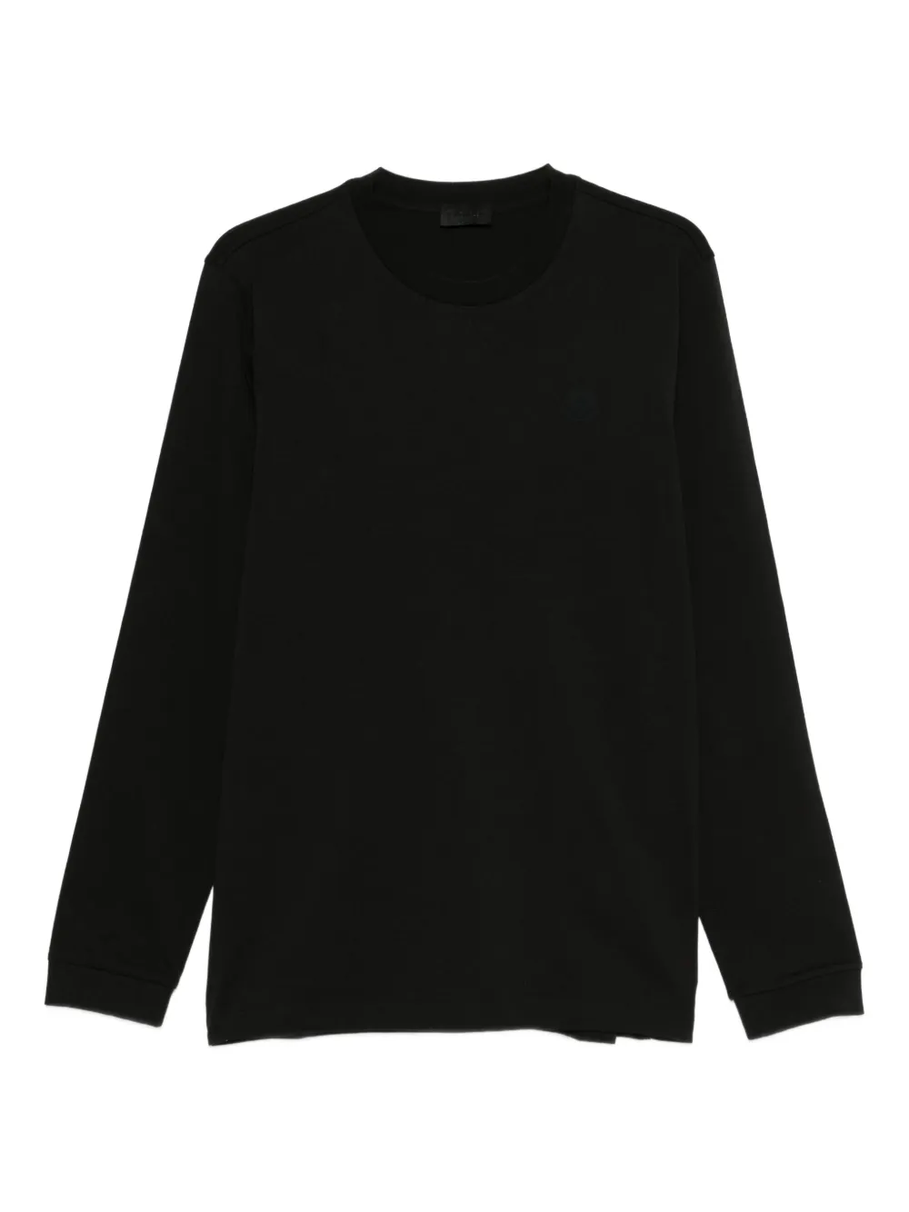 Moncler Klassisches Langarmshirt | Schwarz | Image 1