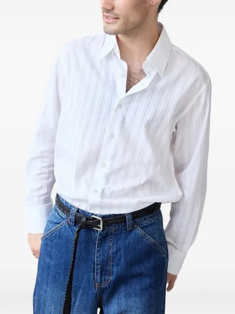 Carter Young camisa con rayas estampadas