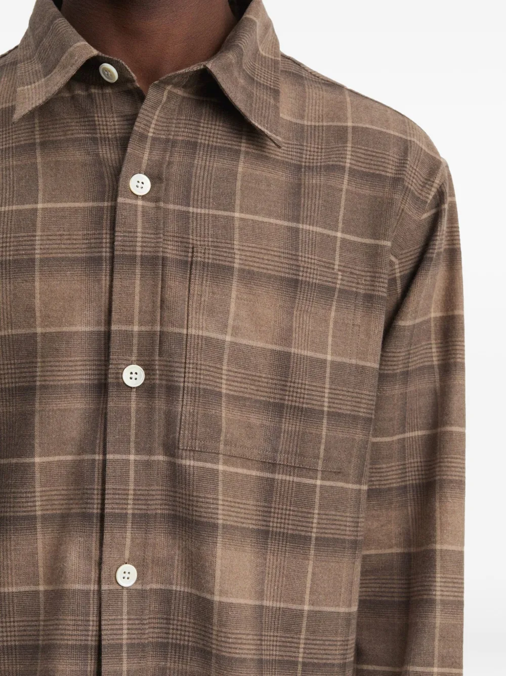 Another Aspect Another Shirt 4.0 JPN overhemd Bruin