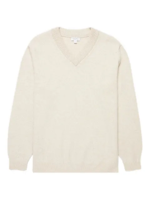 Sunspel wool V-neck sweater
