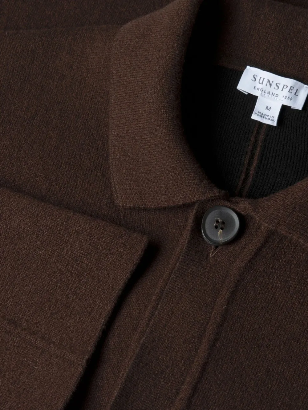 Sunspel Double-faced Buttoned Jacket In Brown