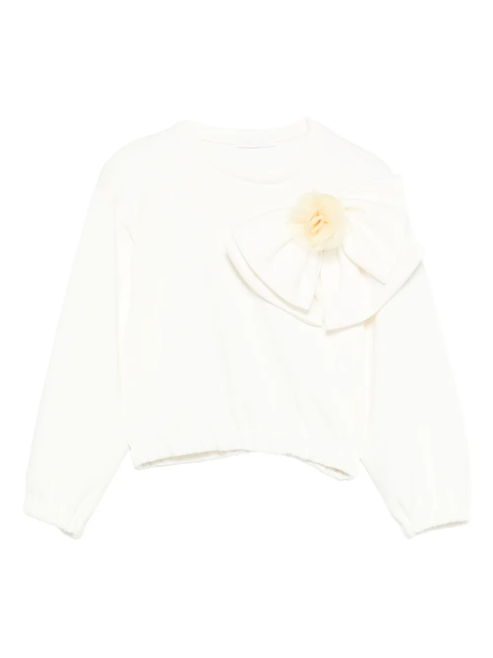Miss Grant Kids bow-embellished blouse | White | Image 1