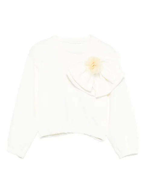 Miss Grant Kids bow-embellished blouse