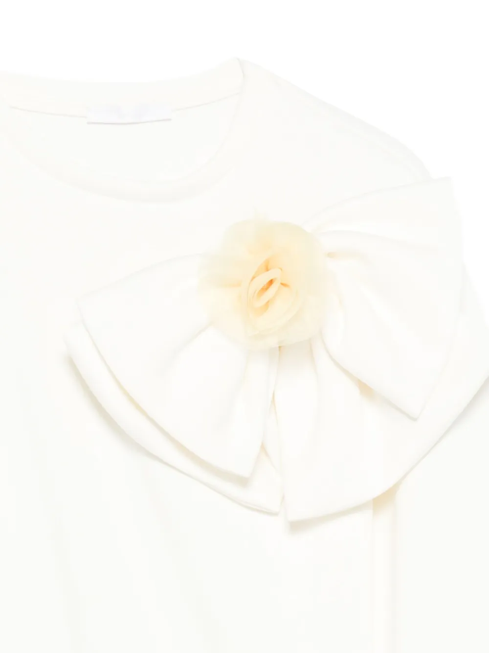 Miss Grant Bow-embellished Blouse In White