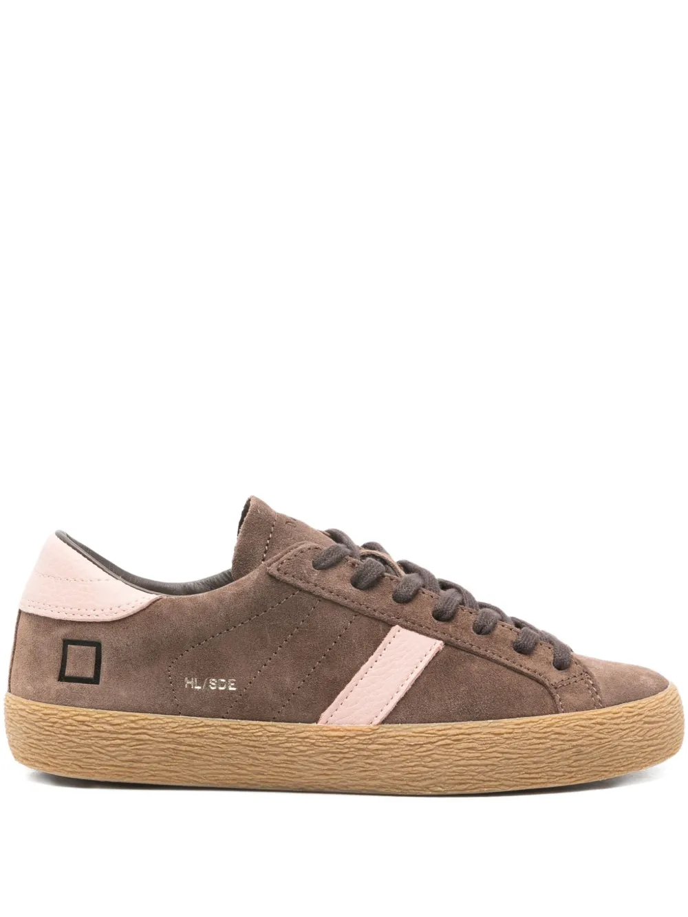 D.A.T.E. Sneakers met streepdetails Bruin