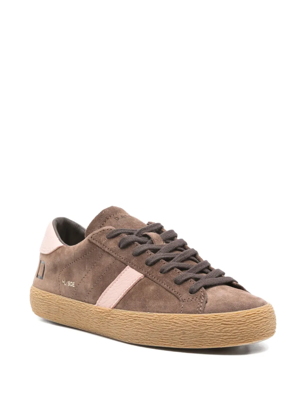 D.A.T.E. Sneakers met streepdetails Bruin