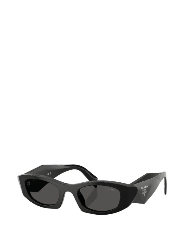 Prada Eyewear ジオメトリックフレーム サングラス | ブラック
