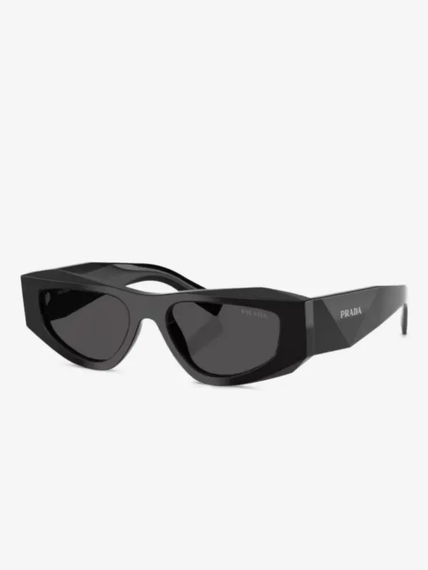 Prada Black Geometric Frame Sunglasses 34930117_66374573_600.jpg main image 2
