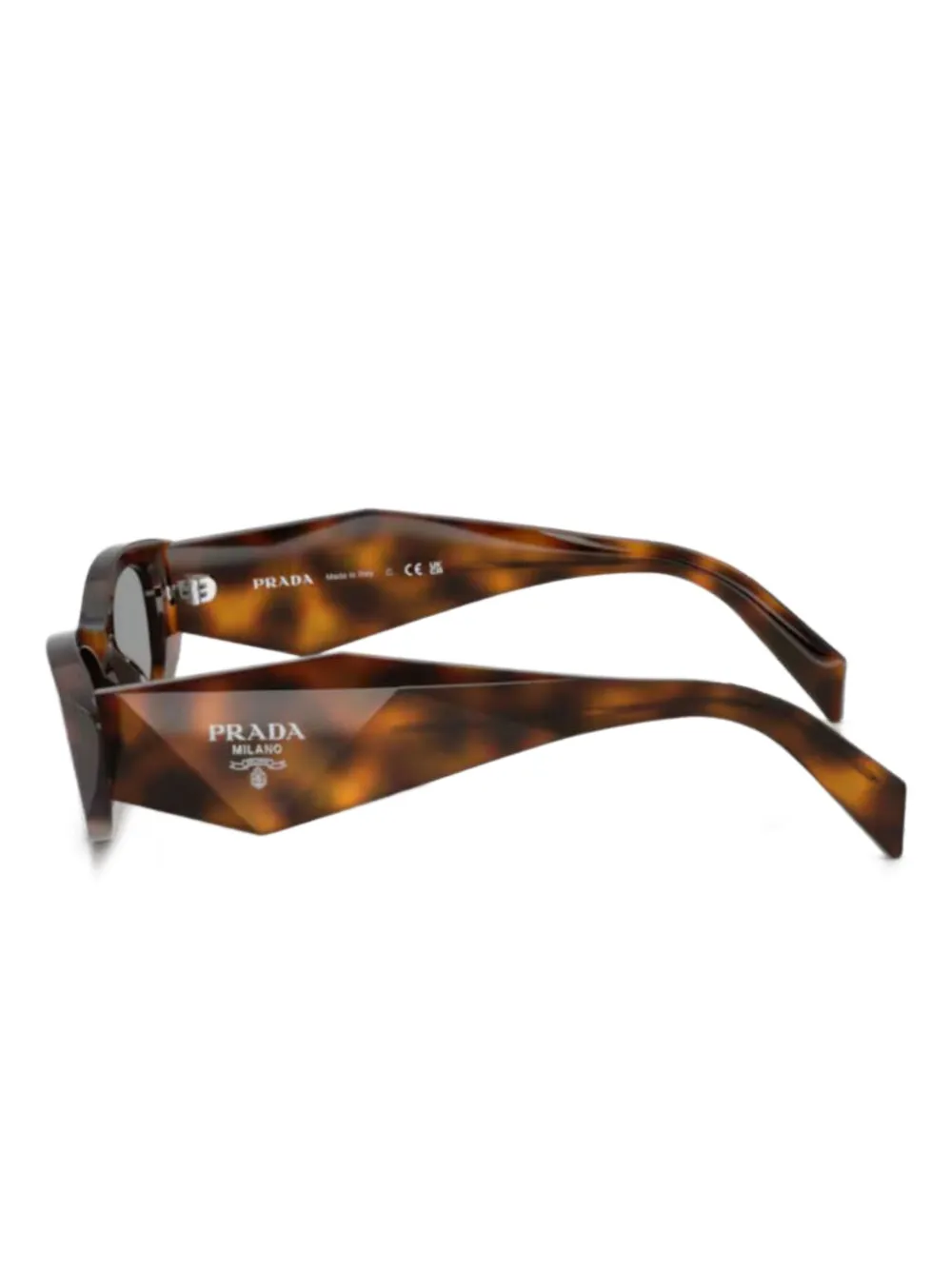 Prada Eyewear Zonnebril met cat-eye montuur Bruin