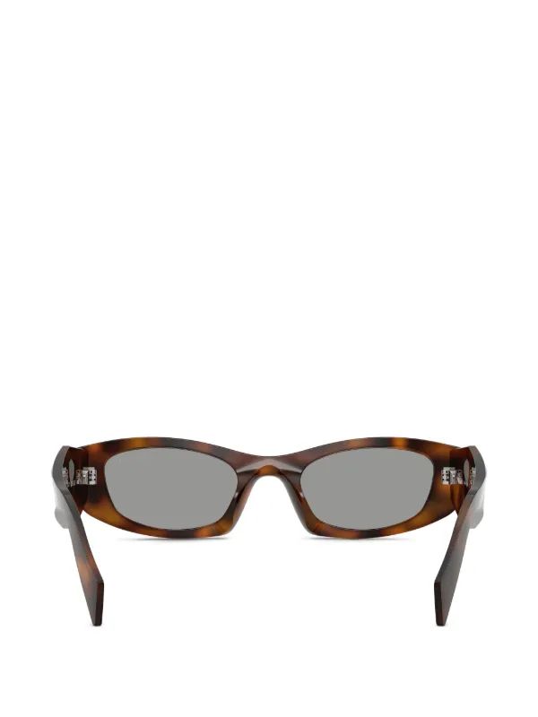 PRADA ブラウンキャットアイサングラス Prada Eyewear キャットアイ サングラス | ブラウン | FARFETCH JP