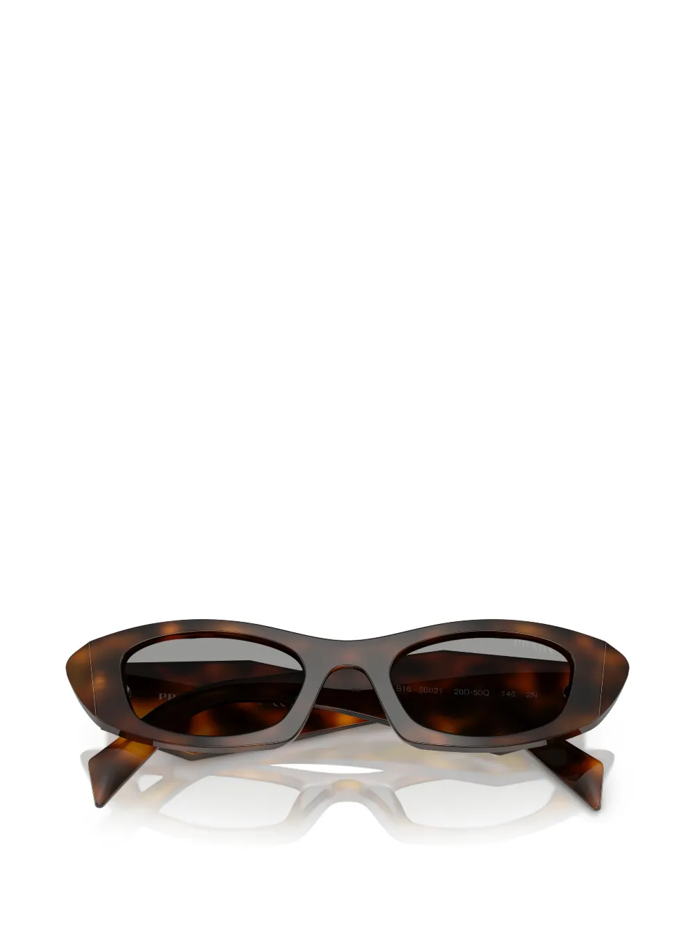 Prada Eyewear Zonnebril met cat-eye montuur Bruin