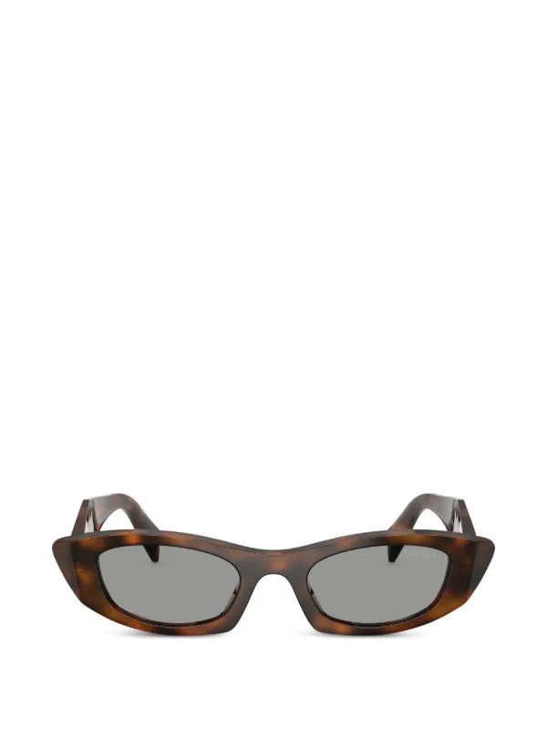 Prada Eyewear キャットアイ サングラス | ブラウン | FARFETCH JP