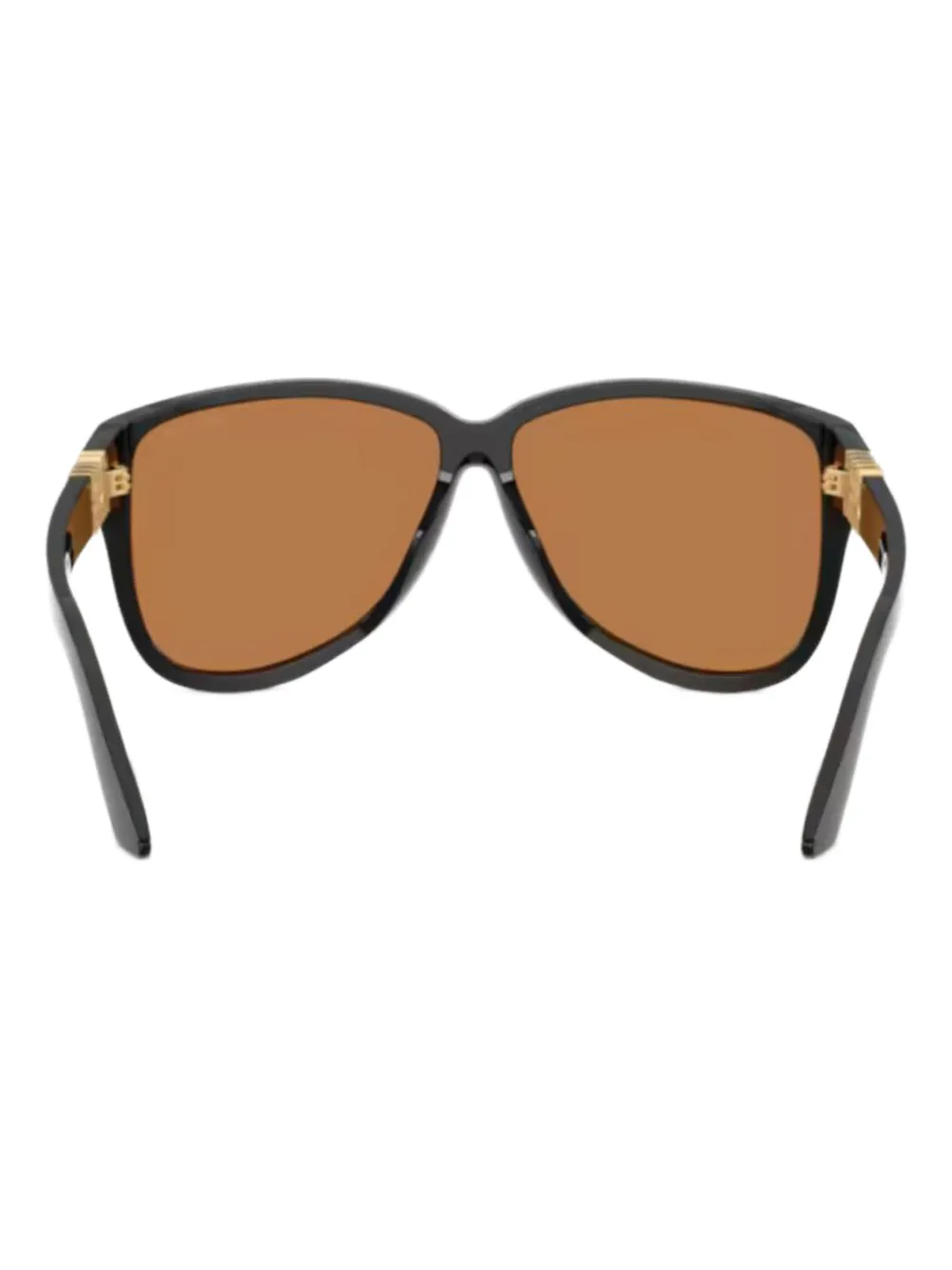 Miu Miu Eyewear logo geometric sunglasses - Zwart