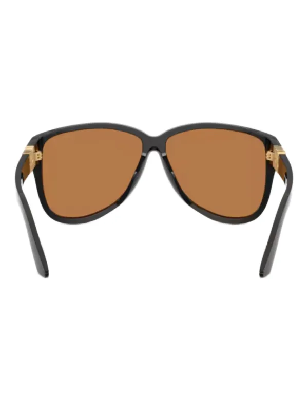 Miu Miu Eyewear Logo Geometric Sunglasses | Black | FARFETCH ZA
