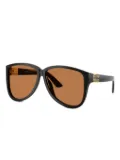 Miu Miu Eyewear logo geometric sunglasses - Black