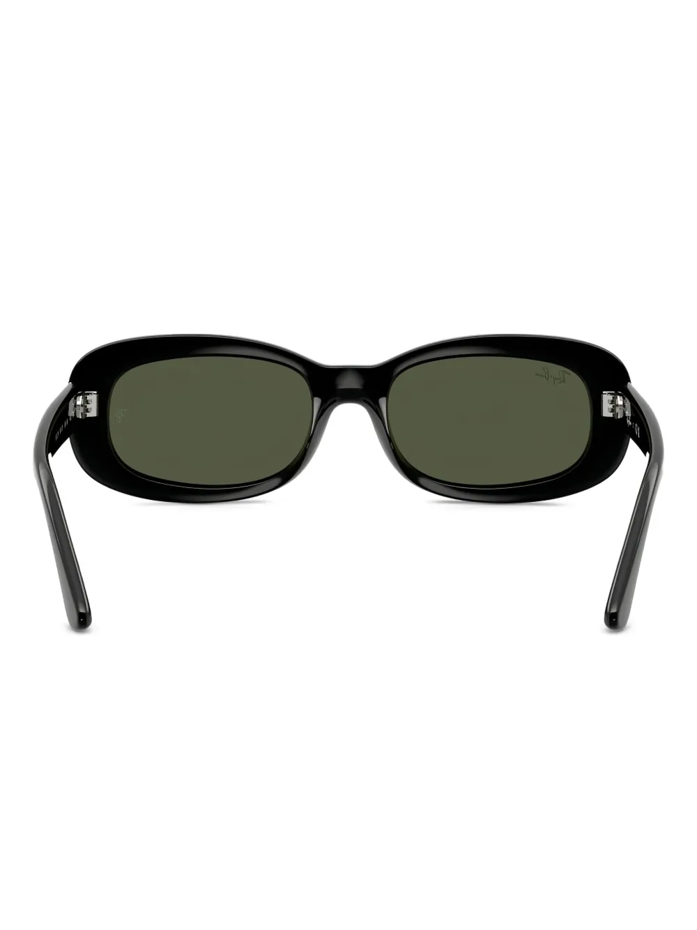 Ray-Ban Zonnebril met ovalen montuur Zwart