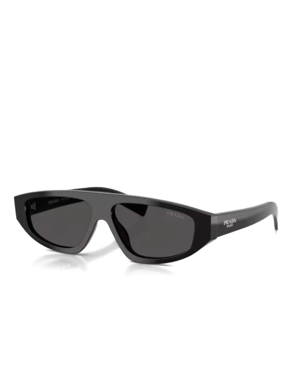 Prada Eyewear geometric-frame sunglasses - Nero
