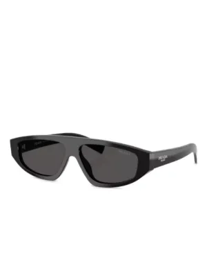 Prada Eyewear スクエアフレーム サングラス | ブラウン | FARFETCH JP
