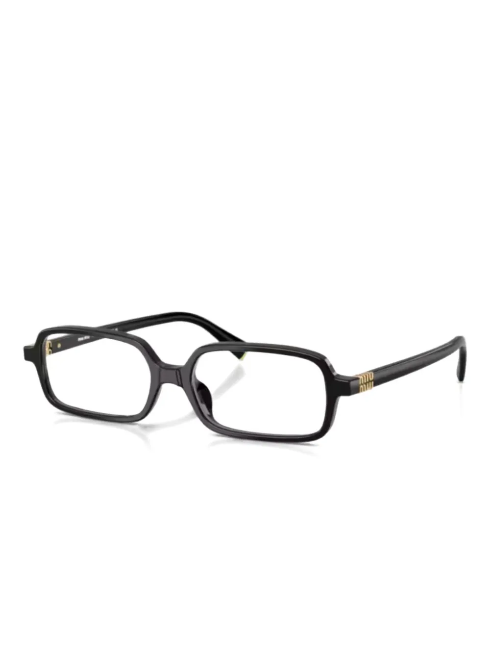 Miu Miu Eyewear lentes con armazón rectangular y letras del logo | Image 2