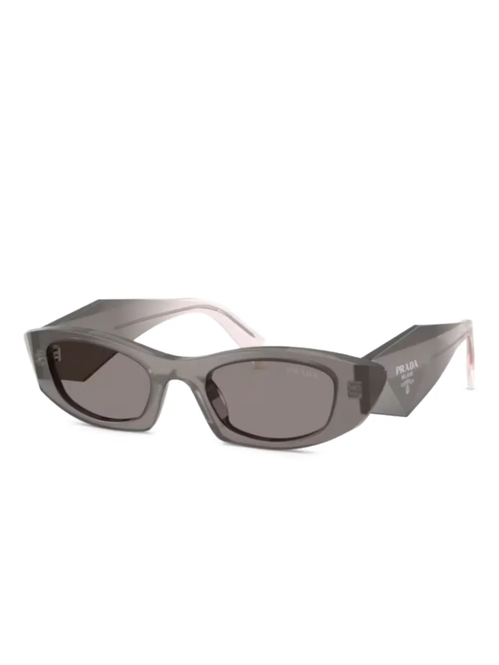 Prada Eyewear cat-eye frame sunglasses - Grigio
