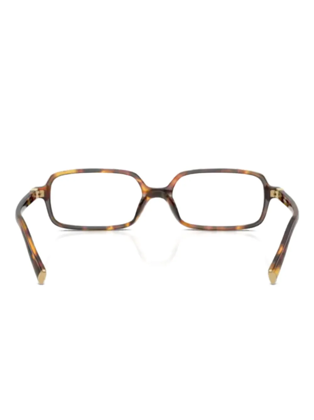 Miu Miu Eyewear rectangle-frame glasses | marrón | Image 1