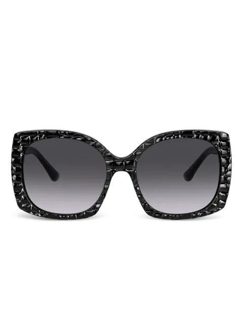Dolce & Gabbana Eyewear embossed geometric sunglasses