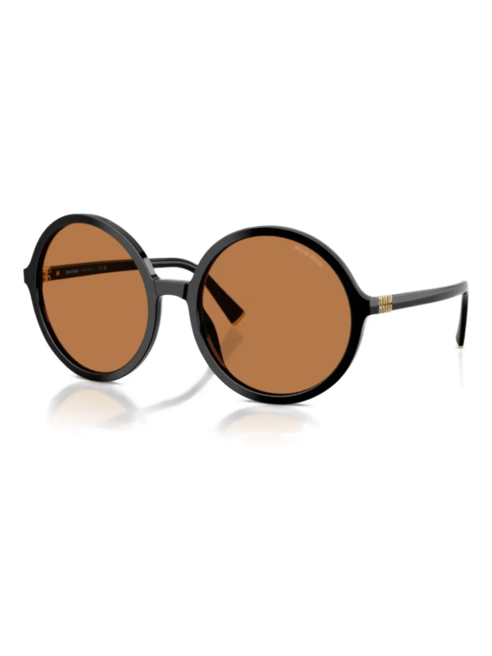 Miu Miu Eyewear round-frame sunglasses | Black | Image 1