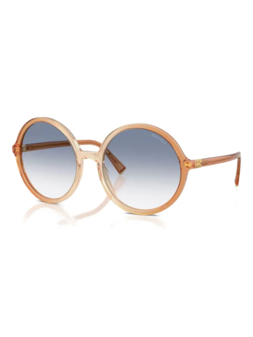 Miu Miu Eyewear round-frame gradient-lenses sunglasses | Neutrals | Image 1
