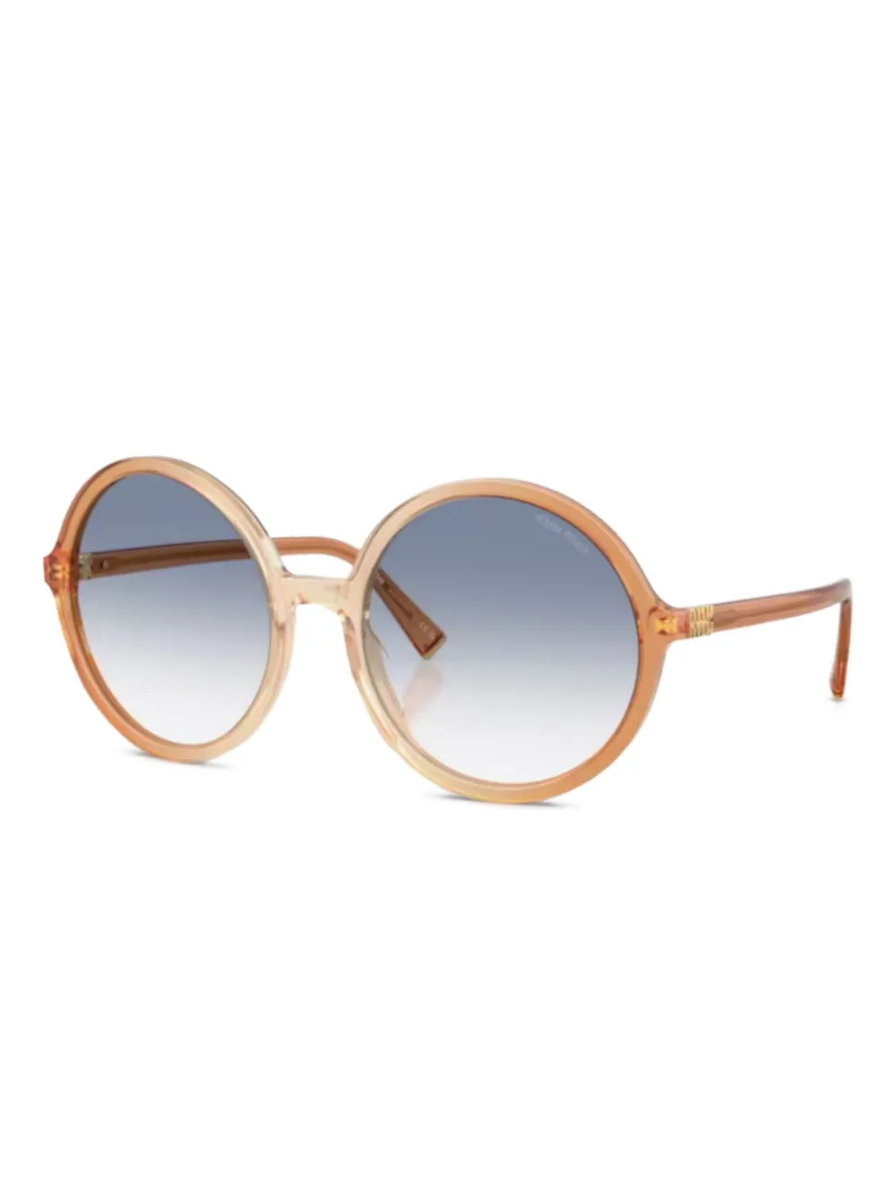Miu Miu Eyewear round-frame gradient-lenses sunglasses | Neutrals | Image 1