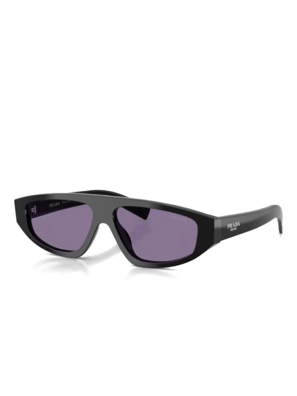 Prada Eyewear geometric-frame sunglasses | negro | Image 1