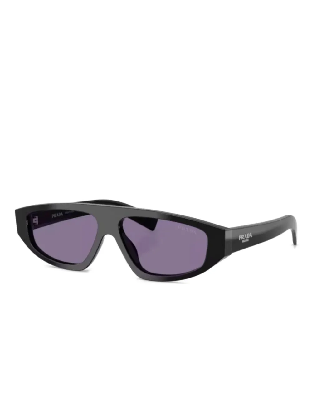 Prada Eyewear geometric-frame sunglasses | Black | Image 1
