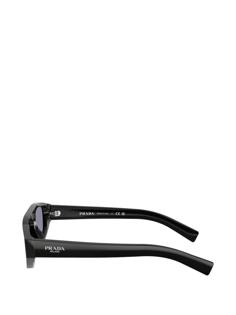 Prada Eyewear Zonnebril met geometrisch montuur Zwart
