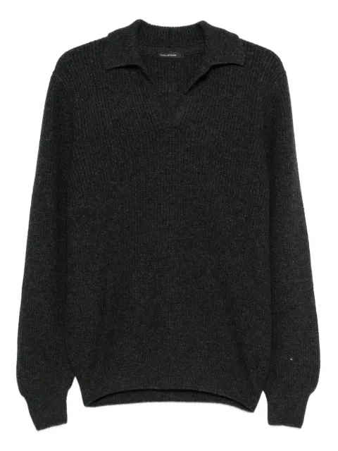 Tagliatore suéter con cuello tipo polo